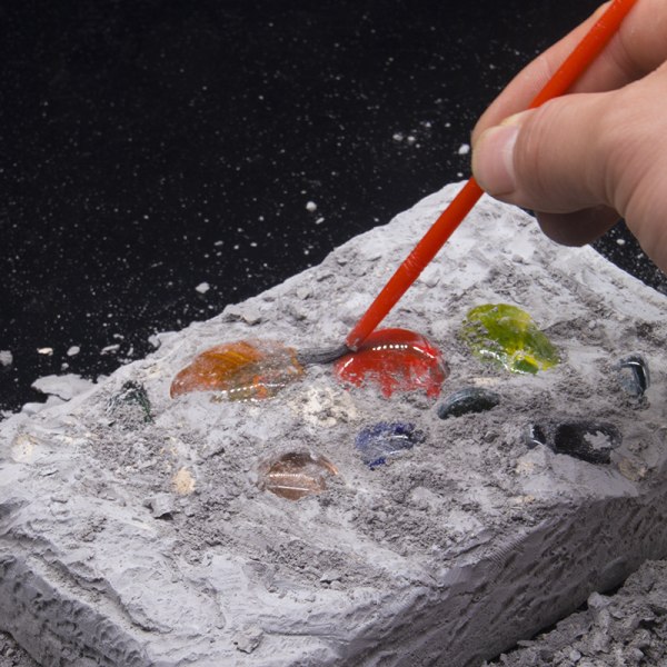 Mega Gem Digging Toolkit - Grav ekte edelstener, samlinger av steiner, krystaller og edelstener Digging Toolkit, Stem pedagogiske leker Science Toolkit for alderen 6-8 - 12 år gammel