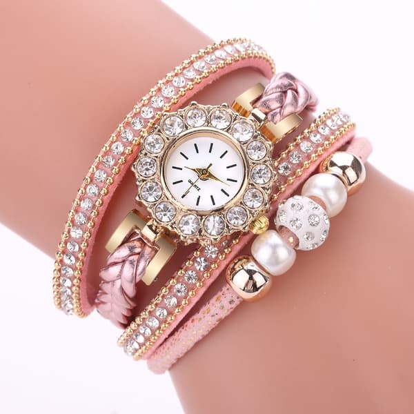 Dame Multi-Layer Armbåndsur Vevd Armbånd Bursdagsgaver