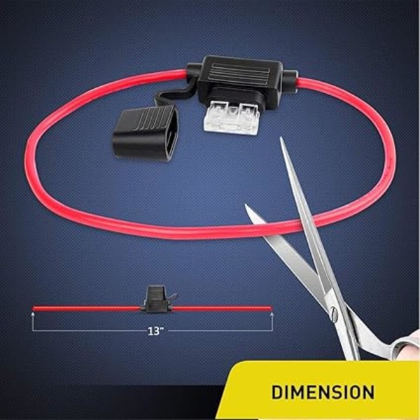 8-pack säkringshållare 12V vattentät 14AWG 20Amp Auto Car Motor Blade Fuse