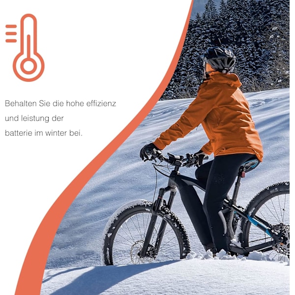 E-cykelbatteribeskyttelse til indbygget batteri Universal Fit Protection fro