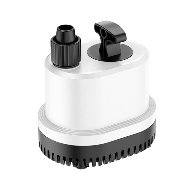Mini Vesipumppu Erittäin Hiljainen Akvaariopumppu Uppoasennettava Pumppu Max.1500L/H 25W 220-240V Ulkolammen Pumppu Suihkulähdepumppu 2,3M Kaapelilla 3 Suutinta Kellariin