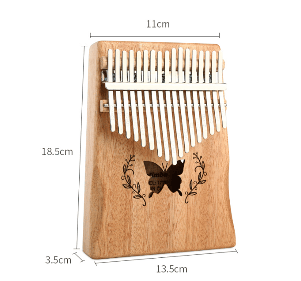 Tumpiano 17 tangenter, mahogny Kalimba Set Study Instructio