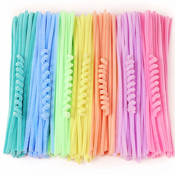 100 stk rørrensere 30 cm/12 tommers chenille stilker for DIY kunst og håndverk