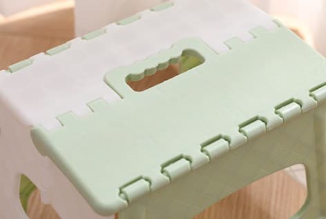 Bärbar plast fällstol, hushålls plast fällstol Outdoo