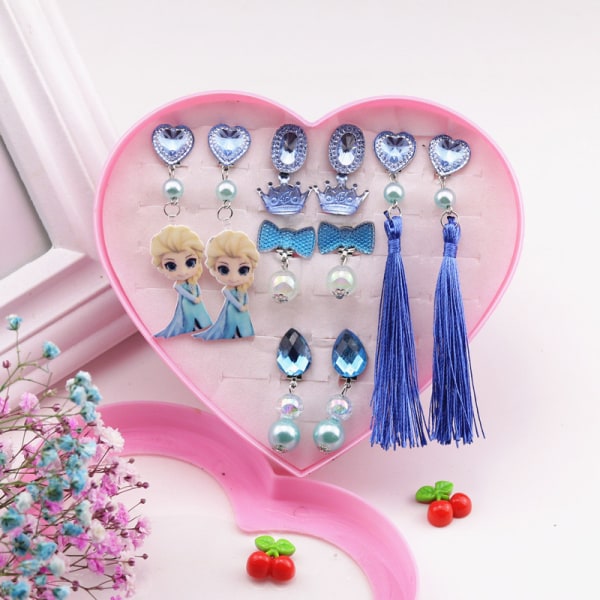 Barns prinsessörhängen, ringar och kärlekspresentförpackningar, Little Gir