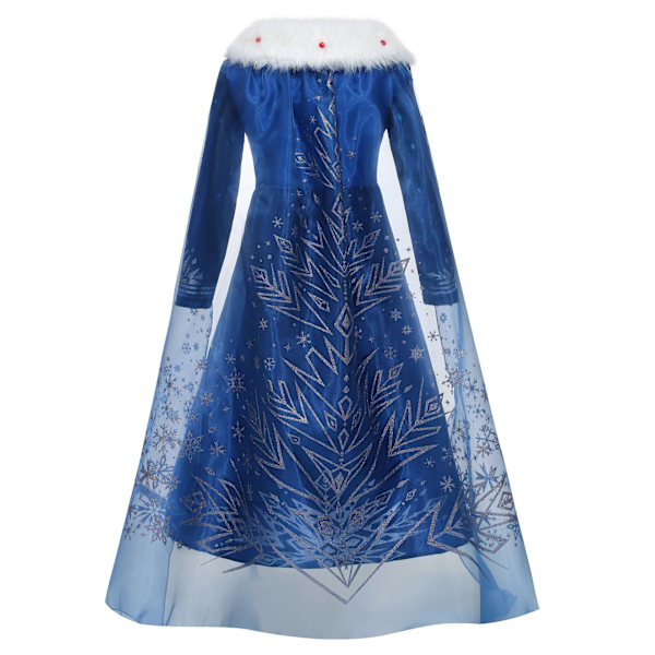 Cosplay-lumikuningatarmekko viitta lapsille tytöille juhla cosplay jääkuningatar hieno
