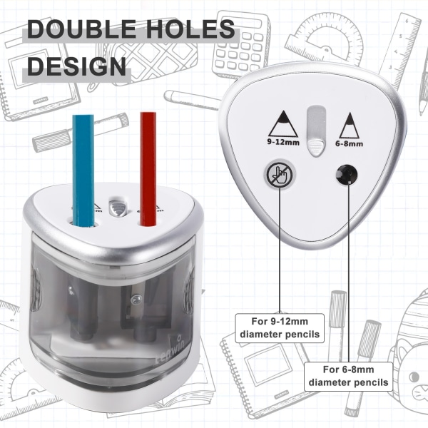 Elektrisk blyantspidser Automatisk blyantskærer til børn voksne Arti