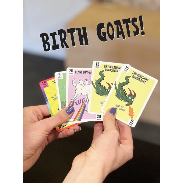 Goat Lords - Most Addicting Card Game for Adults, Teens, Kids (Boy and