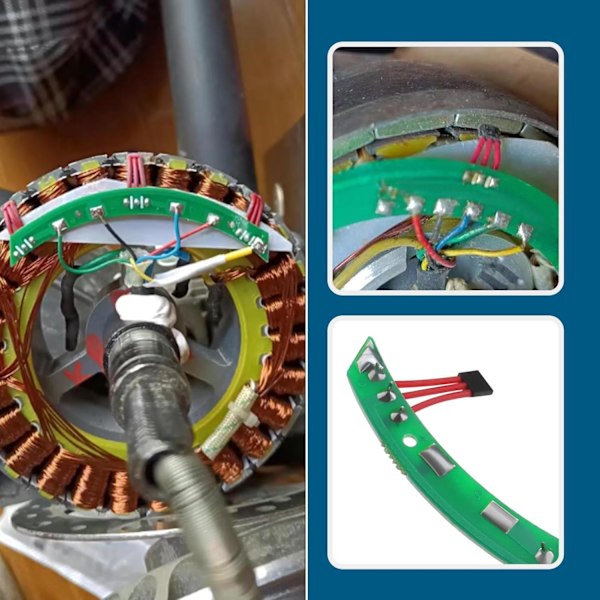 Motor Hall Sensor PCB-kort för elscooter Kompatibel med Xiaomi DIY Elscooter Ersättningstillbehör Elektronikprojekt