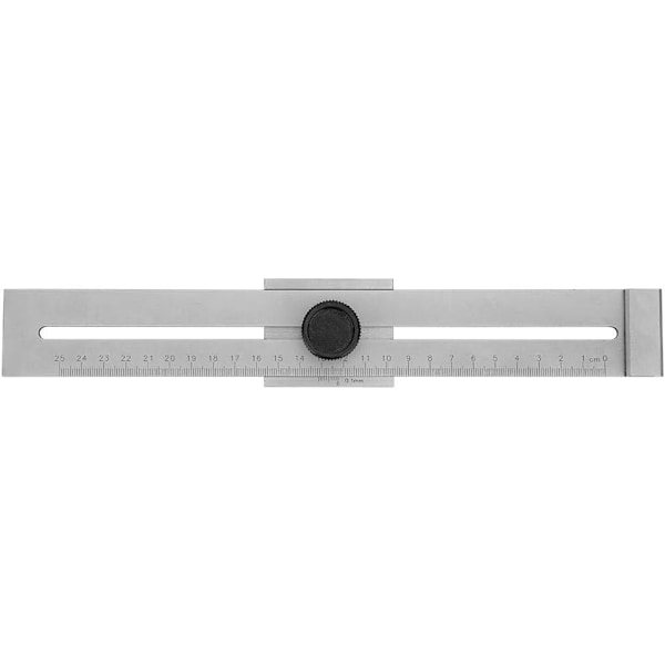 Metallipintaviivain, 0-250 mm mittausalue Hiiliteräsmerkintäviivain Wo