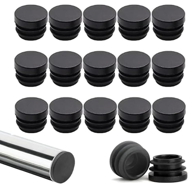 40 kpl muoviset korkkitulpat 19MM muoviset pyöreät putken jalkatulppa tuolin jalkatulppa