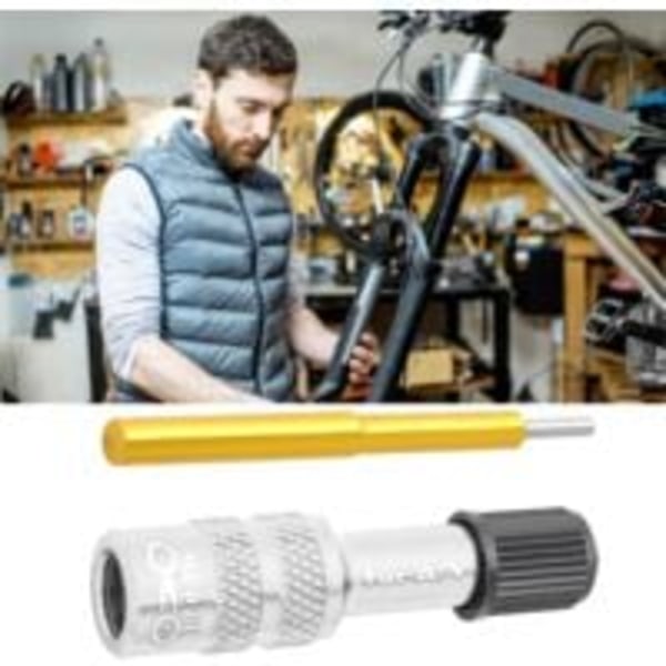 Ventiladapter för cykel, adapterkit och tillbehör kompatibla med standardpump eller luftkompressor