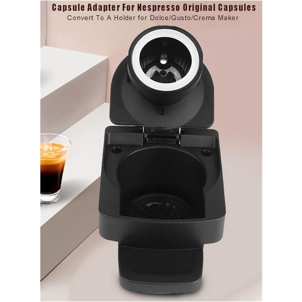 Kapsel Adapter - Kaffemaskin Kapsel Konverter - Integrerad Flip D