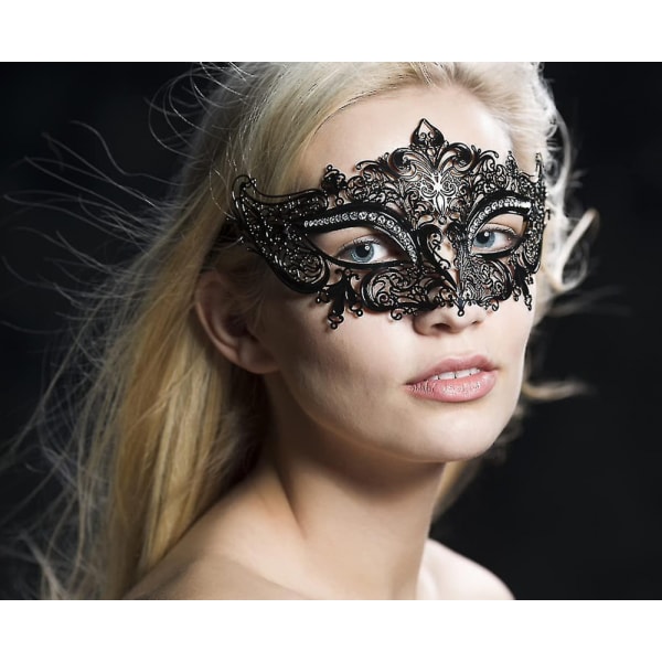 Lady Of Luck Masquerade Masker, Venetianske Masker, Metal Masquerade Maske til Kvinder