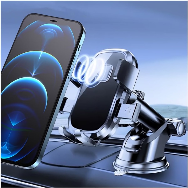 Car Phone Holder, Car Rearview Mirror Mount Holder for Mobile Phone, 360° F