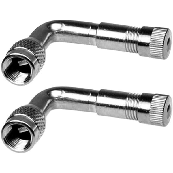 2-pack cykel Schrader ventilförlängningsadapter 90 graders vinkel