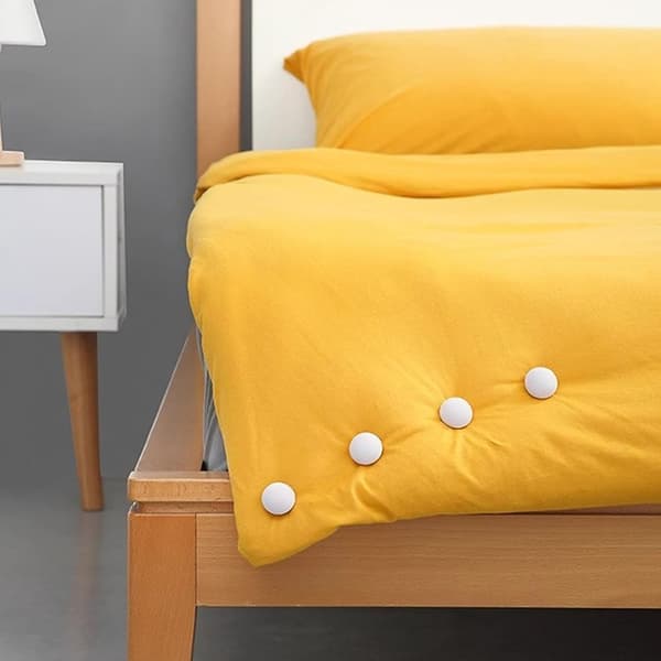 20-pack Täcke Clips, Täcke Fixerare, Vit
