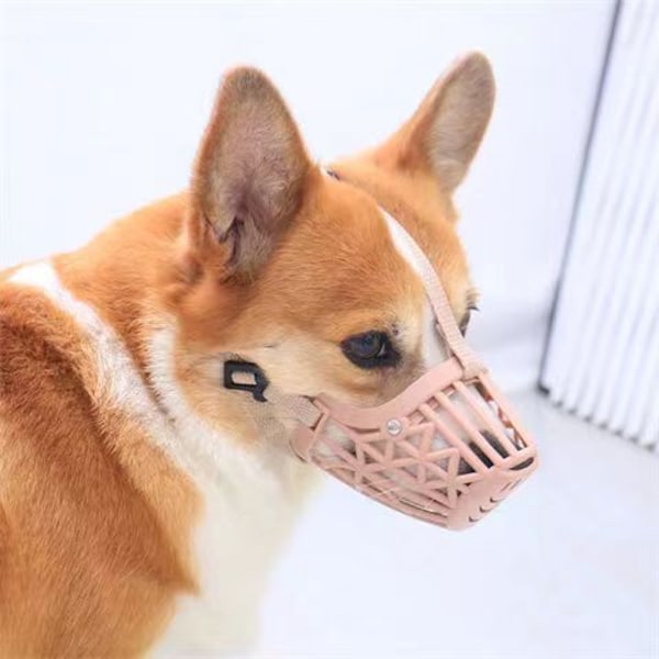 Pet Supply - Basket Muzzle - Cage Dog Muzzle, Prevents Barking, Biting