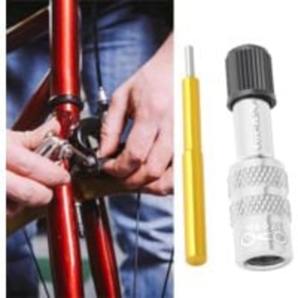 Ventiladapter för cykel, adapterkit och tillbehör kompatibla med standardpump eller luftkompressor