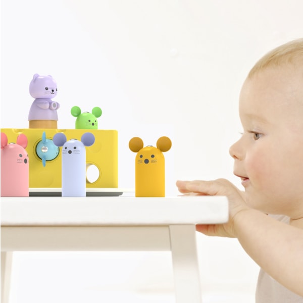 Montessori leksaker 1 år | Motordrivna leksaker för bebisar 12 månader gamla