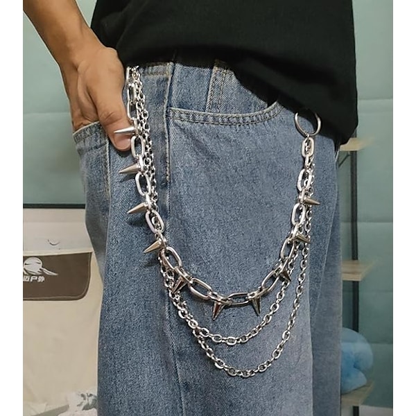 Buksekæde til mænd Lommekæde til bukser Jeans kæder til mænd Jeans kæder Kæder