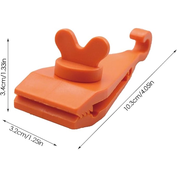 Telte Klips, Camping Telte Klips, Multifunktionelle Justerbare Presenning Klips - Portab