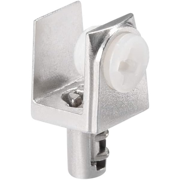 Glashylde Beslag, 10 stk. Zinklegering Glashylde Klemme Støtte Pløkker Akselmontering til 5-8 mm Tykkelse