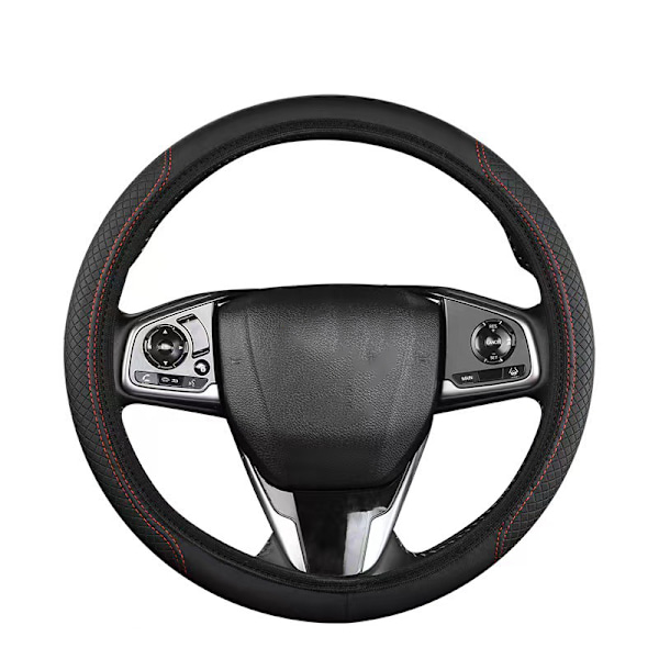 Rattkåpa Universal Mikrofiberläder Bilrattkåpa, Halkfri, Andningsbar, för 38cm Ratt Skydd Bilratt