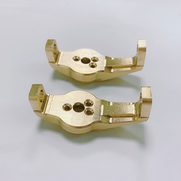 1 Par 68g TRX4 Messing Caster Hjul - For Traxxas TRX4/TRX6 1/10 RC Crawler - Messing Oppgraderingsdeler (1 Par Protal Drive C Hub Bærer)