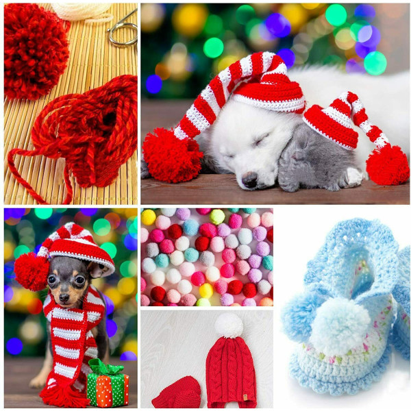 Pompom-valmistaja, Pom Pom -valmistaja Fluff Ball Weaver DIY -neulontatyökalu K