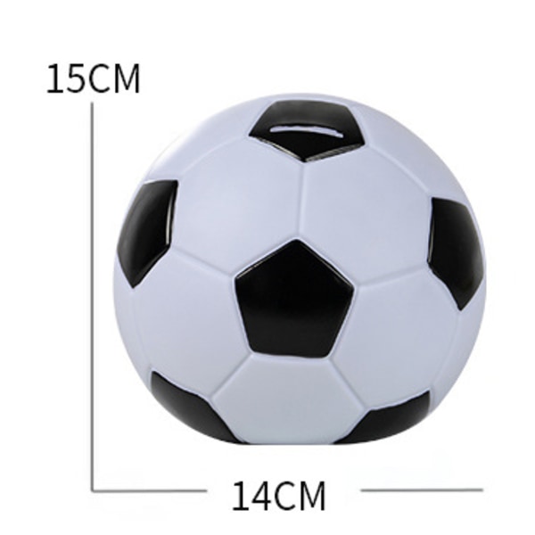 Fotbollsspargris för pojkar och flickor, krossäker fotbollsformad sparbössa
