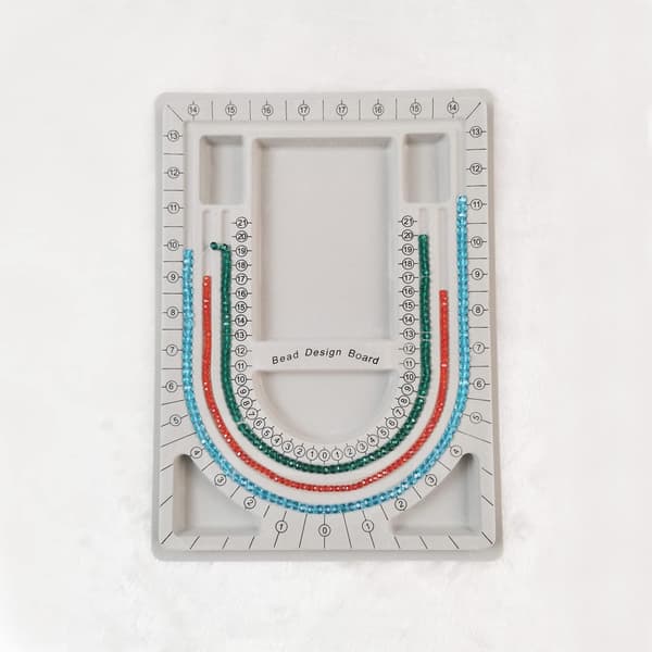 2-pack Bead Design Board Armband Design Board Flockad Bead Board Neck