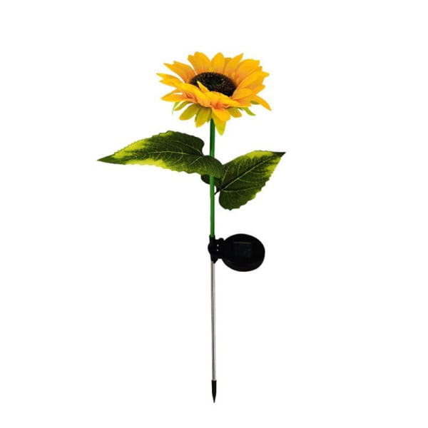 Sæt med 2 sollamper til udendørs haveblomsterdekoration, udendørs sol Ga