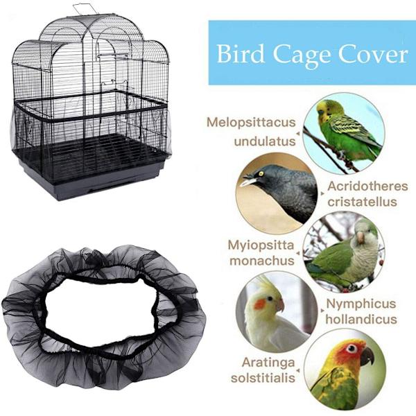 Universal Bird Cage Seed Catcher, Seed Catcher Guard Net Cover, Papegoja N