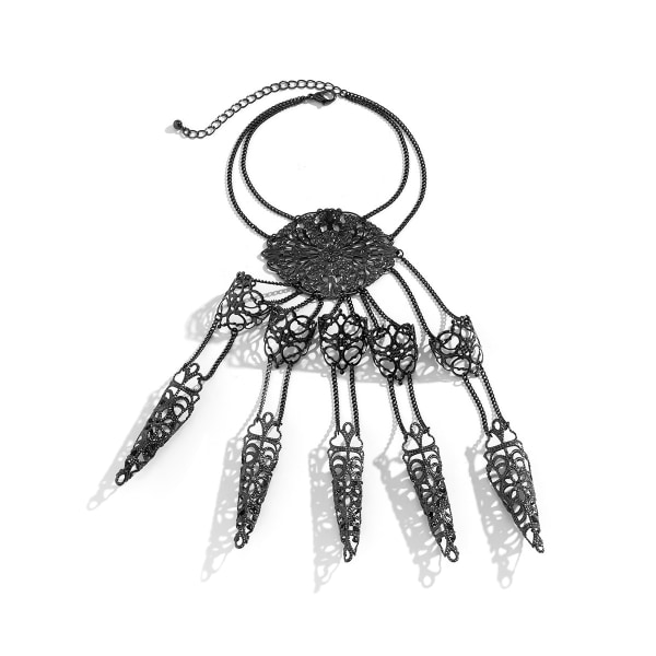 Pack of 1 Punk Ancient Queen Finger Nails Tip Claw Bracelet Belly Danc