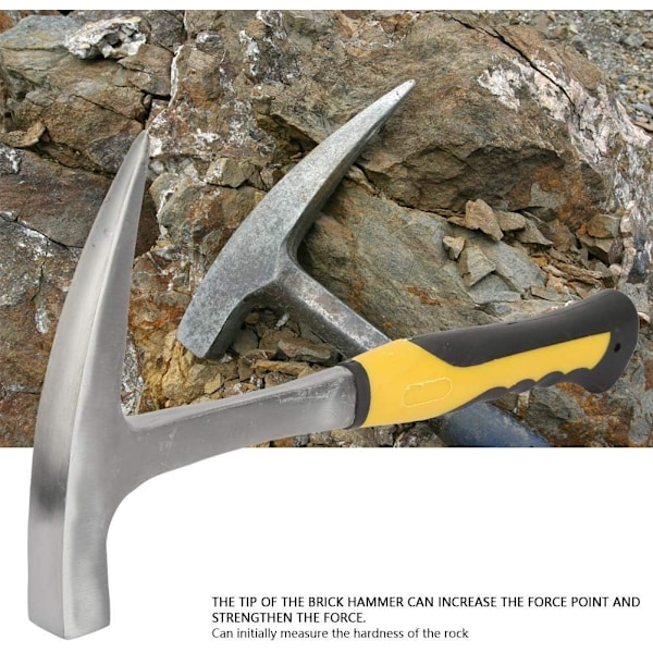Geologisk hammer, dobbeltkop hammer, geologisk udforskningshammer,