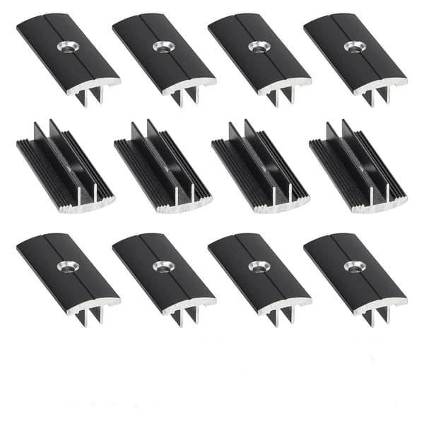 50 sorte clips kompatible plast trægulve, T clips kompatible terrasser, 6 mm afstand