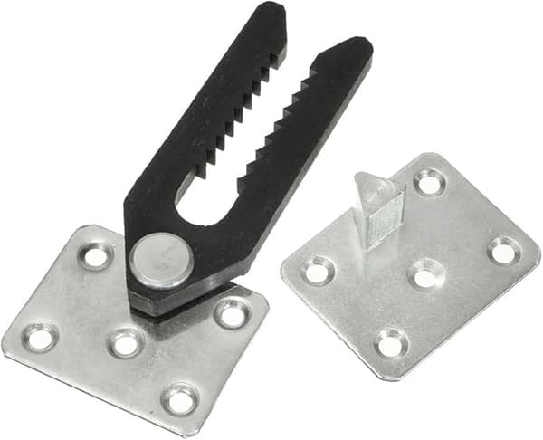 Sæt med 2 sofakonnectorer med krokodilleklemmer. Materiale: Plast og jern. Sektionssofakonnector kompatibelt møbel.