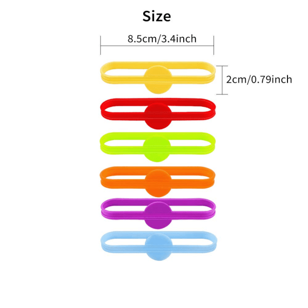12 st dryckesmarkörer, glaskopp flaskremsa tagmarkör, silikondryck