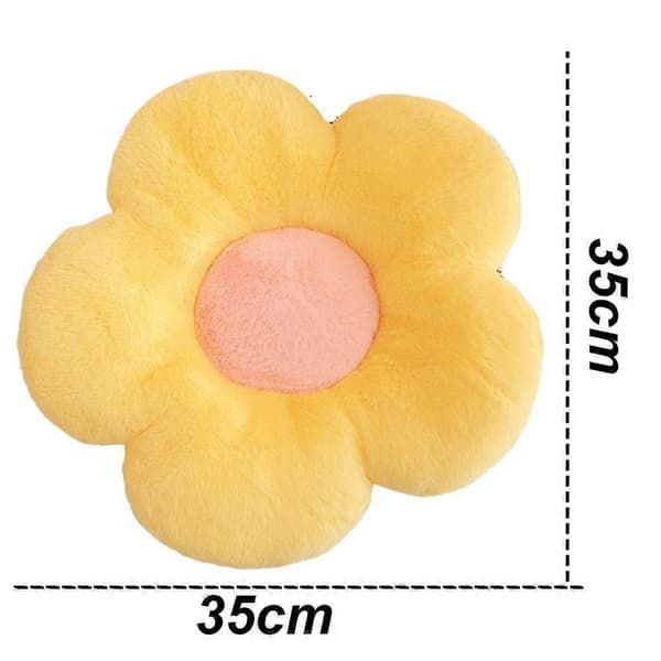 Blomsterpude, blomsterformet pude, hynde, pude