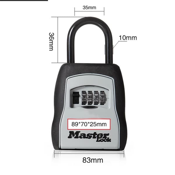 MASTERLOCK avainlokero kahvalla - 5400EURD
