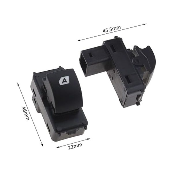 Elektrisk livsløft kontrolkontakt 6490.hq 6490.e3 6554.ql 6554.hf (sort)