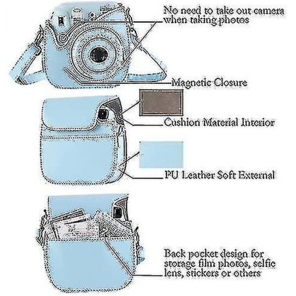 Taskeovertræk til Fujifilm Instant-kamera, Vintage Compact