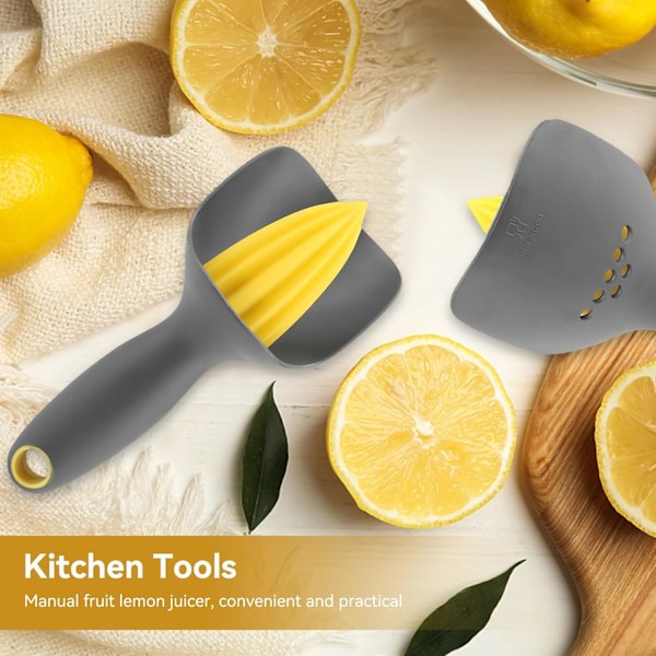 Citronpresser, manuel citruspresser med frøfilter til appelsiner, citroner, citrusfrugter