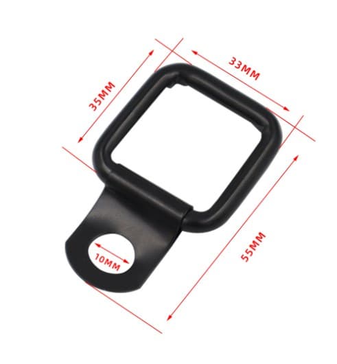 8 stk. til Wrangler D-ring anker / cover quick release lukning