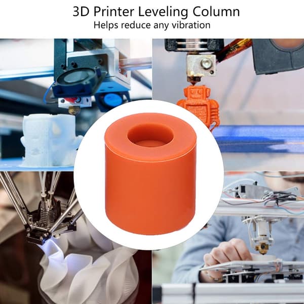 3D-skriver Nivelleringssøyle, 12 stk. Silikon Varmeseng Nivelleringssøyle