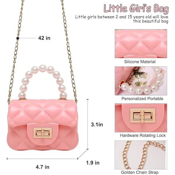 Mini Purse for Toddler Girls Crossbody Cute Princess Handbags Shoulder