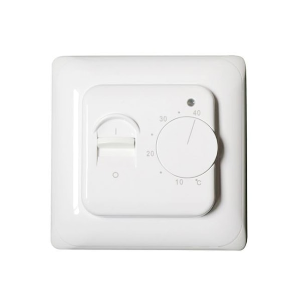 Manuell elektrisk golvvärme termostat med AC 220V 16A sond, mecha