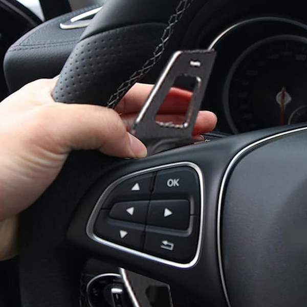 Aluminiumlegerings girskiftpadler tilbehør til bilratt, passer til Audi A1