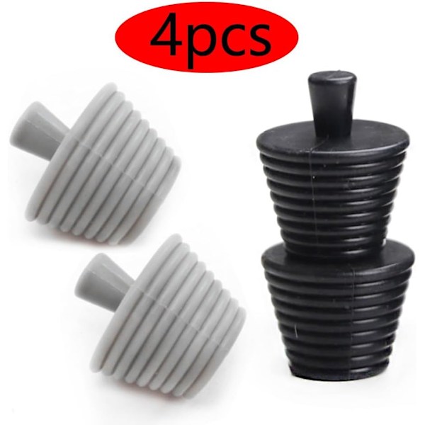 Stykker Universal Afløbspropper Gummi Vaskeprop Universal Badekarsprop Badekarafløbsprop Affaldsrørsforseglingsprop